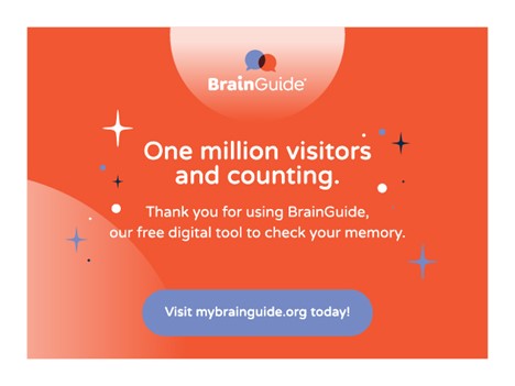 BrainGuide 1 Million Visitors