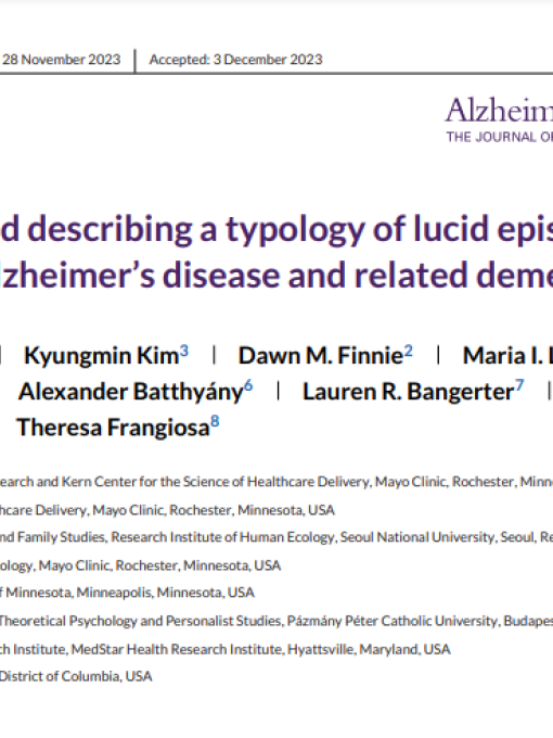 Journal of the Alzheimer's Association