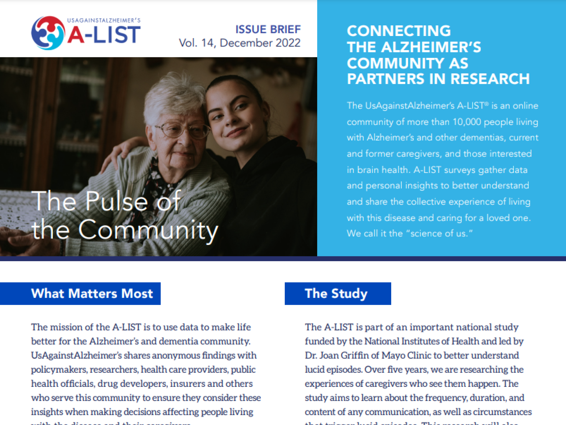 Seeing with the Brain, Research Briefs